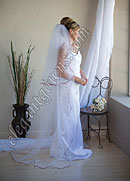 Custom Wedding Veil -- 30" x 72" 2 Tier Floor Length Veil