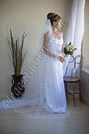 Custom Wedding Veil -- 72" 1 Tier Floor Length Veil