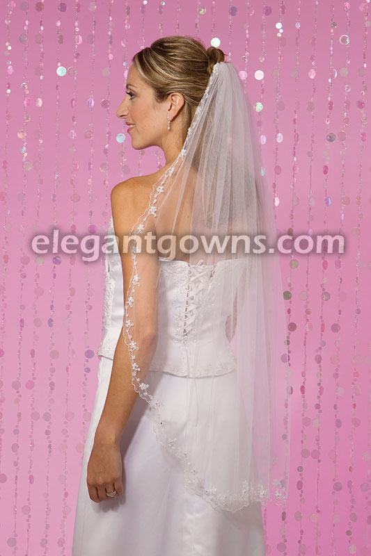 Clearance Bridal Veil 7005_C - Click Image to Close